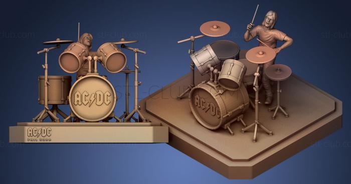 3D модель Филл Радд ACDC (STL)